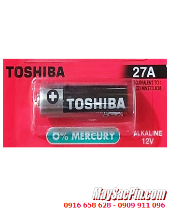 Pin Remote 12v; Pin 12v; Pin Toshiba A27 (27A,A27S,27AE, LR27, DL27) Alkaline chính hãng Toshiba